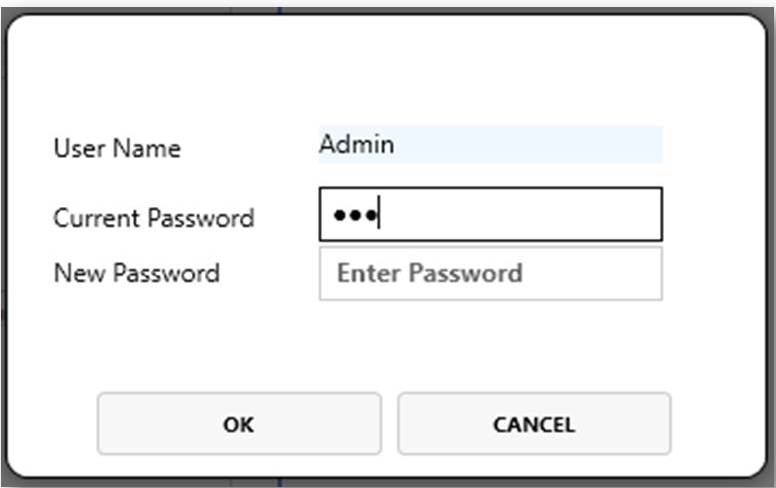 GST billing software-Change Password window
