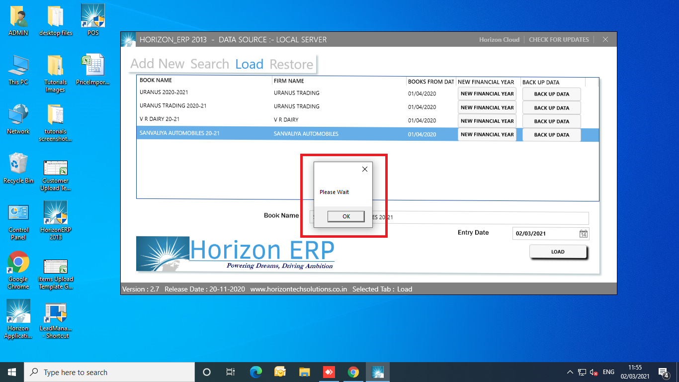 GST billing software-Please Wait