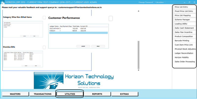 GST billing software-software utility window